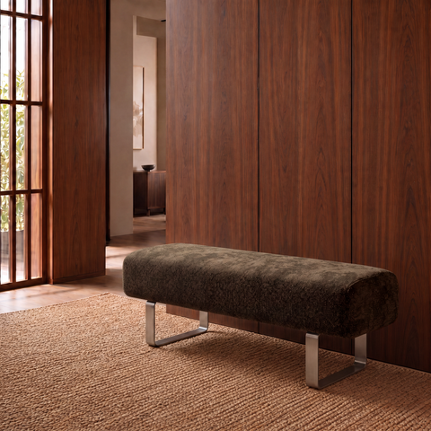 Banc OTTO velours texturé