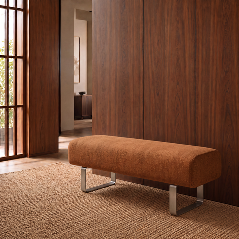 Banc OTTO velours texturé