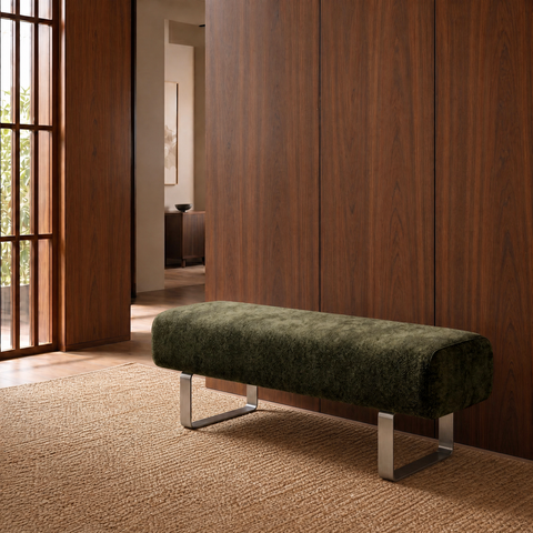 Banc OTTO velours texturé