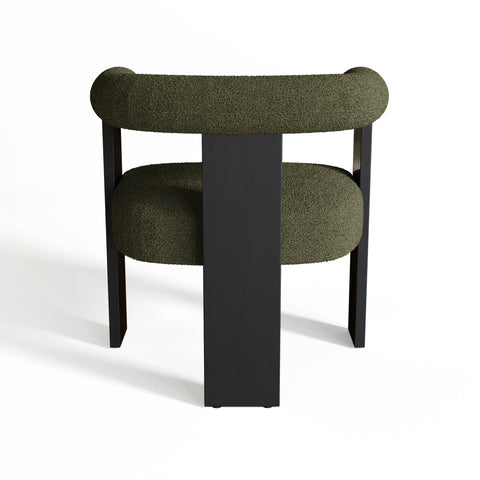 Fauteuil de salle à manger KLOE bouclette