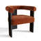 Fauteuil de salle à manger KLOE velours chenillé