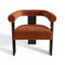 Fauteuil de salle à manger KLOE velours chenillé