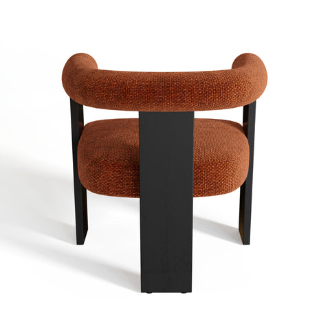 Fauteuil de salle à manger KLOE velours chenillé