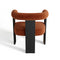 Fauteuil de salle à manger KLOE velours chenillé