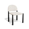 Lot de 2 Chaises Milo Bouclette Pieds Noirs