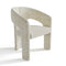 Fauteuil de salle à manger LOREN velours chenillé