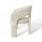 Fauteuil de salle à manger LOREN velours chenillé