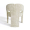 Fauteuil de salle à manger LOREN velours chenillé