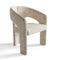 Fauteuil de salle à manger LOREN velours chenillé