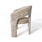 Fauteuil de salle à manger LOREN velours chenillé