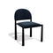 Lot de 2 Chaises Milo Velours texturé Pieds Noirs