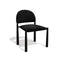 Lot de 2 Chaises Milo Velours texturé Pieds Noirs