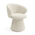 Fauteuil de salle à manger pivotant FLARE bouclette