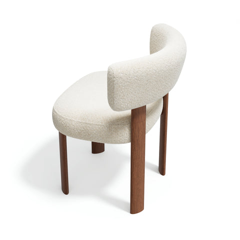 Lot de 2 chaises RICH tissu bouclette