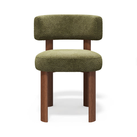 Lot de 2 chaises RICH tissu bouclette