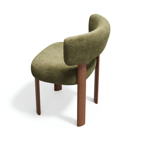 Lot de 2 chaises RICH tissu bouclette