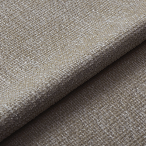 Lot de 2 chaises LUMI velours chenillé pieds noirs