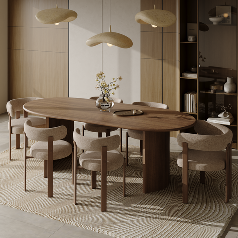 Lot de 2 chaises OREN velours chenillé