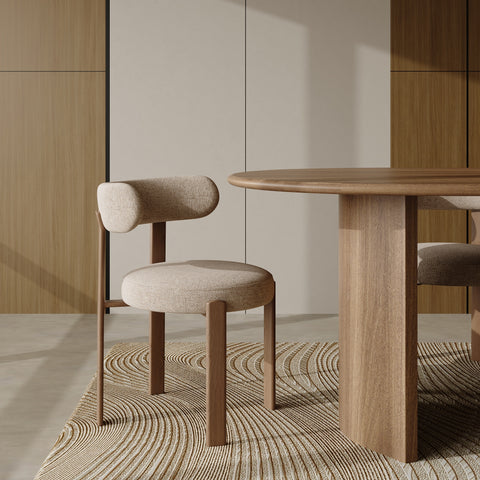 Lot de 2 chaises OREN velours chenillé