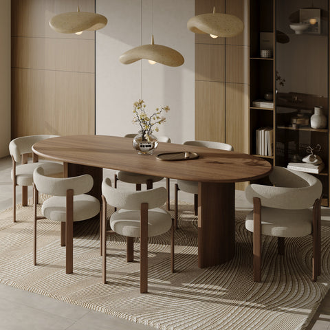 Lot de 2 chaises OREN velours chenillé