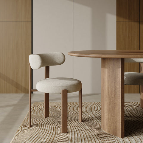 Lot de 2 chaises OREN velours chenillé