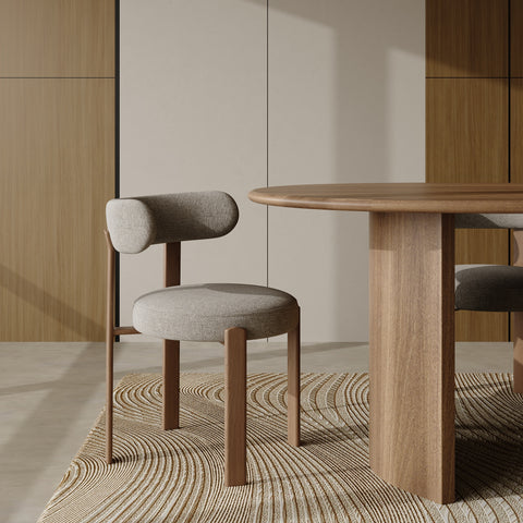 Lot de 2 chaises OREN velours chenillé