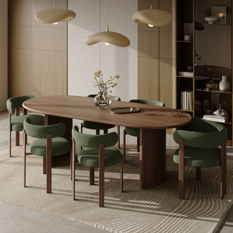 Lot de 2 chaises OREN velours chenillé