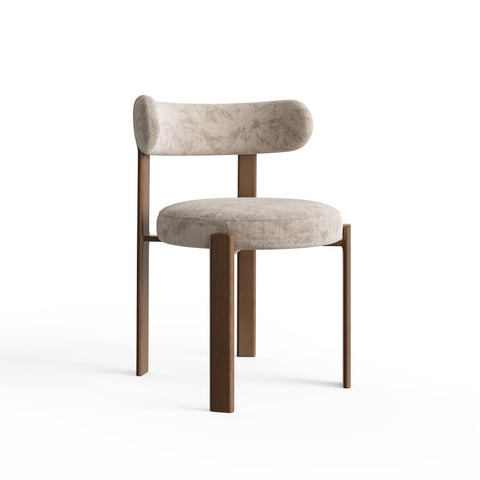 Lot de 2 chaises OREN velours gaufré