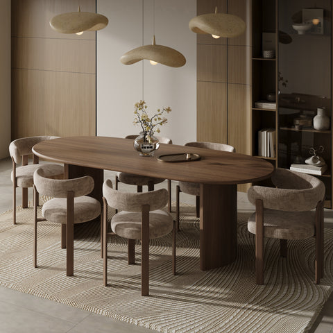 Lot de 2 chaises OREN velours gaufré