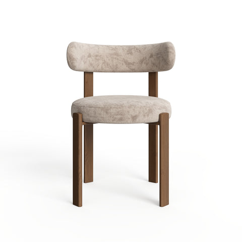 Lot de 2 chaises OREN velours gaufré