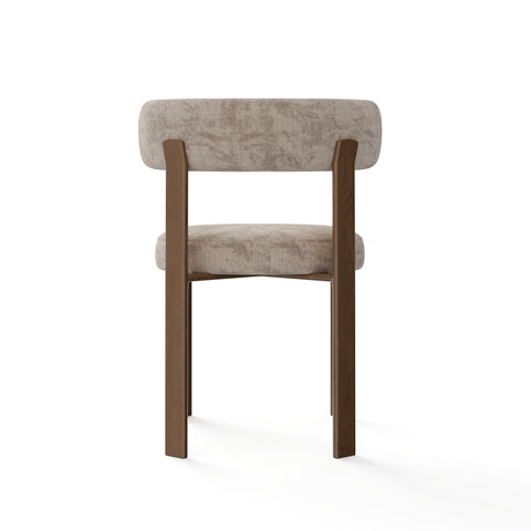 Lot de 2 chaises OREN velours gaufré