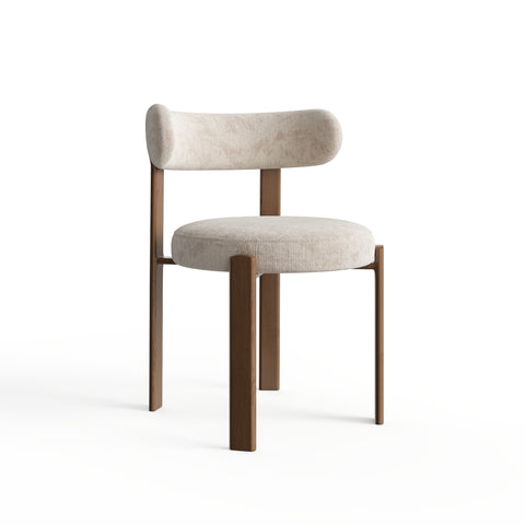 Lot de 2 chaises OREN velours gaufré