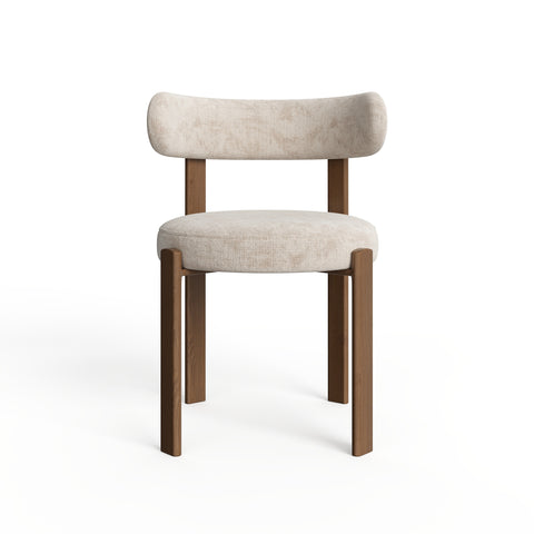 Lot de 2 chaises OREN velours gaufré