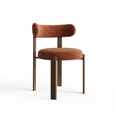 Lot de 2 chaises OREN velours gaufré