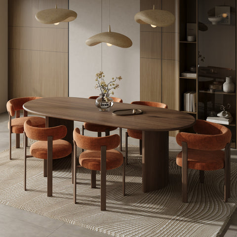 Lot de 2 chaises OREN velours gaufré