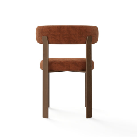 Lot de 2 chaises OREN velours gaufré