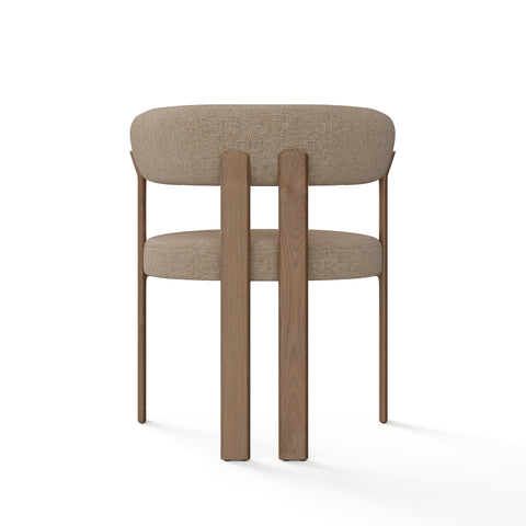 Lot de 2 petits fauteuils OREN velours chenillé