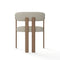 Lot de 2 petits fauteuils OREN velours chenillé