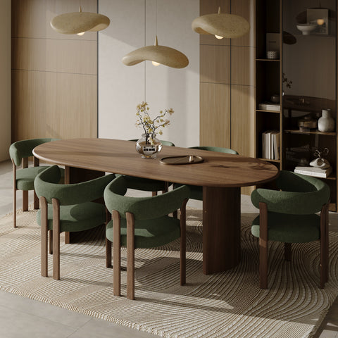 Lot de 2 petits fauteuils OREN velours chenillé