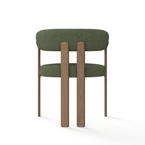 Lot de 2 petits fauteuils OREN velours chenillé