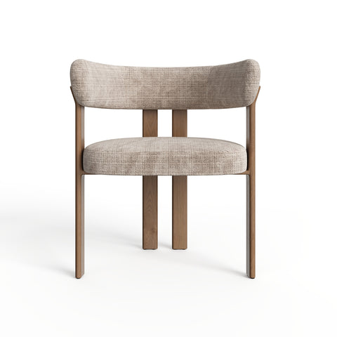 Lot de 2 petits fauteuils OREN velours gaufré