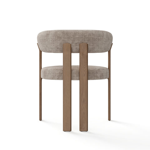 Lot de 2 petits fauteuils OREN velours gaufré