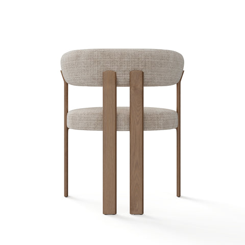 Lot de 2 petits fauteuils OREN velours gaufré