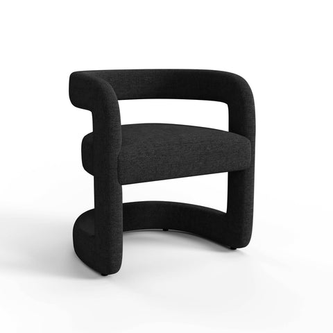 Lot de 2 chaises KLAY velours chenillé