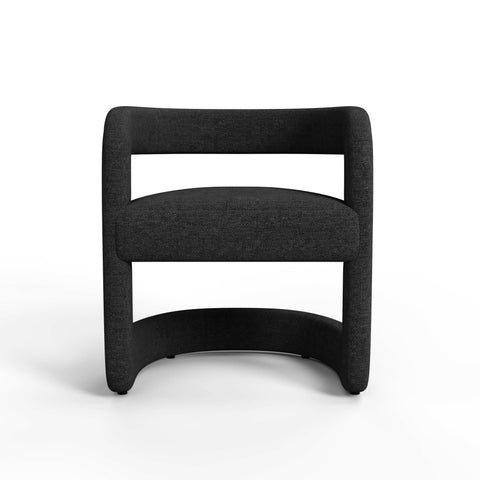 Lot de 2 chaises KLAY velours chenillé