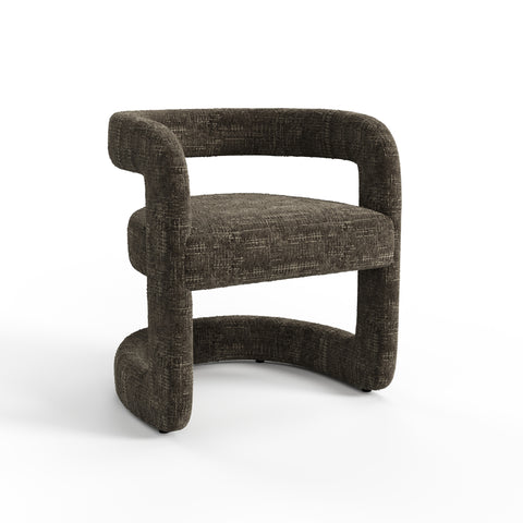 Lot de 2 chaises KLAY velours tramé