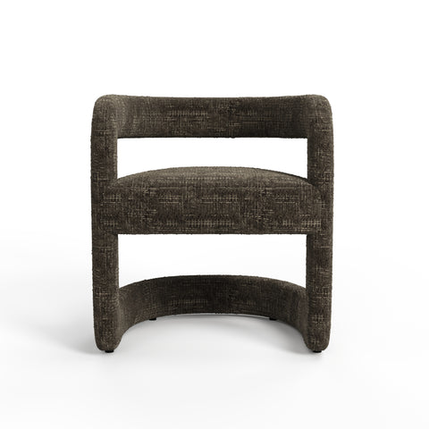 Lot de 2 chaises KLAY velours tramé