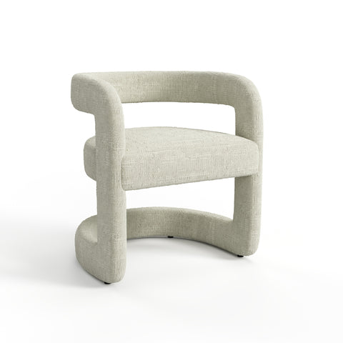 Lot de 2 chaises KLAY velours tramé