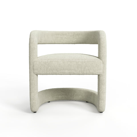 Lot de 2 chaises KLAY velours tramé