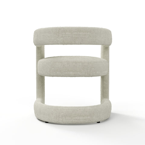 Lot de 2 chaises KLAY velours tramé